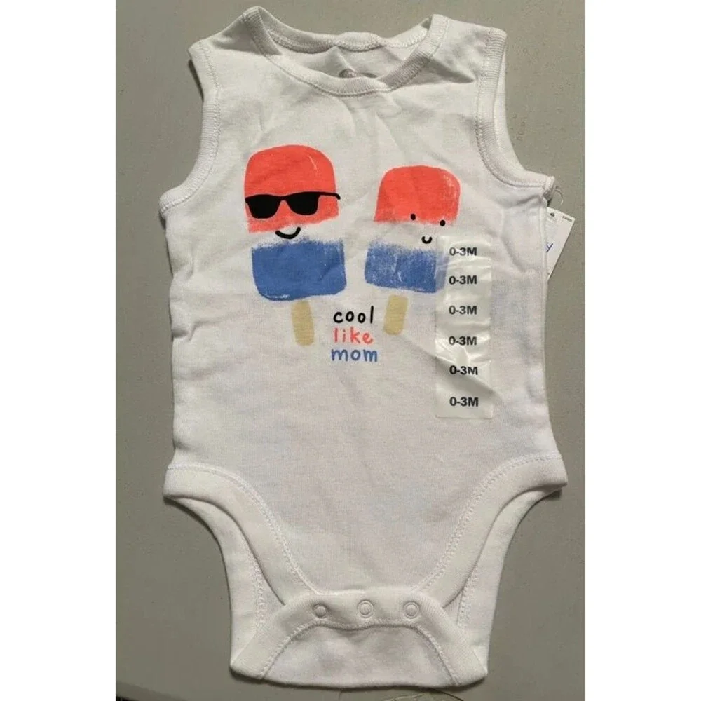 Old Navy Infant 0/3mon sleeveless one piece Cool Like Mom